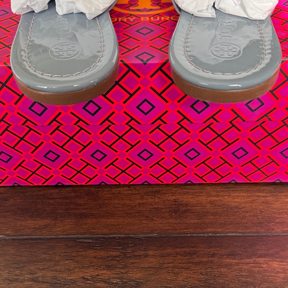Tory Burch Miller Thong Sandals - Blue Calla - Picture 4 of 8